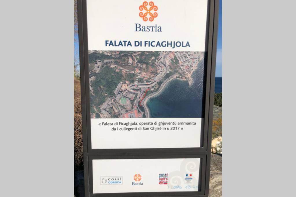 Appartement Vue Mer Et Iles Italiennes Bastia (Corsica) Exterior foto