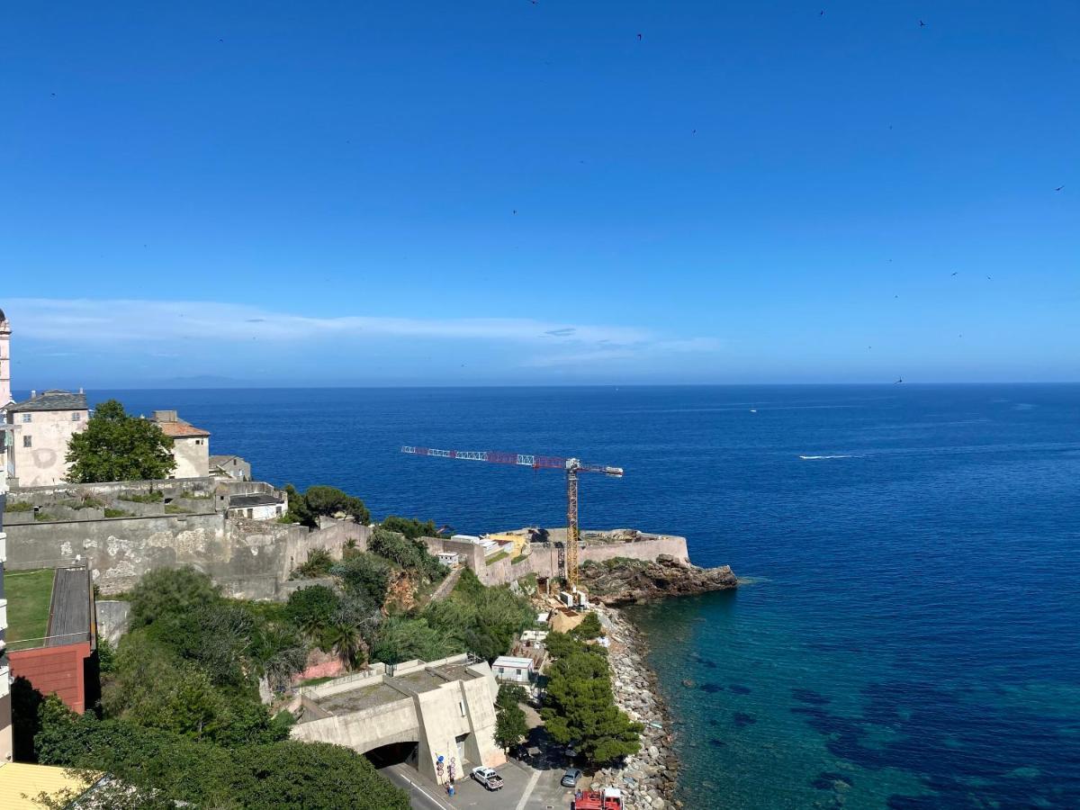 Appartement Vue Mer Et Iles Italiennes Bastia (Corsica) Exterior foto